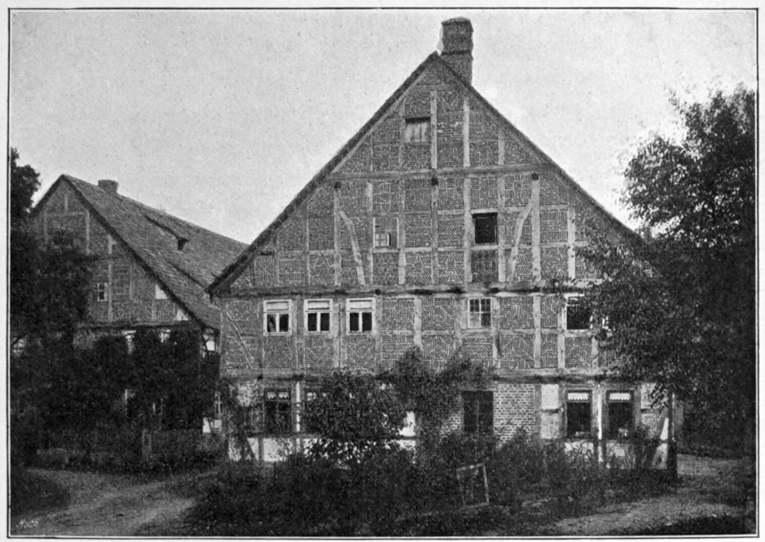 Abbildung 168. Hunzen, Höfe Nr. 16 (links) von 1799, Nr. 17 von 1834.